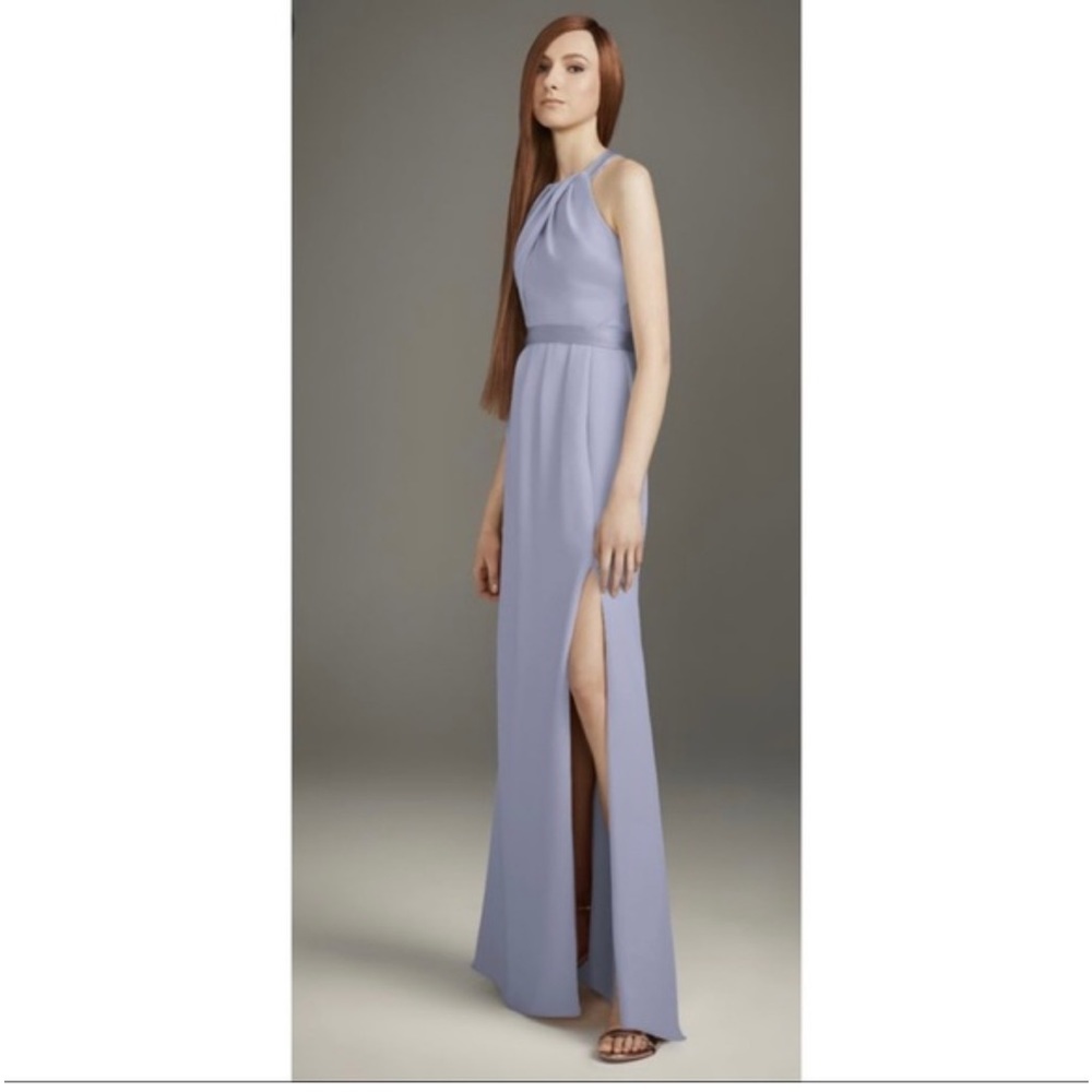 NWT Vera Wang White Halter Dress Gown